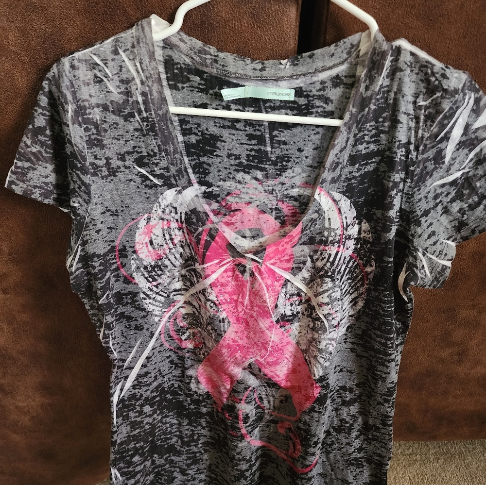 Maurices breast cancer shirt